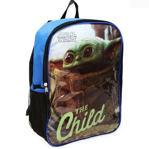 Star Wars The Mandalorian The Child Backpack 15inc - Picture 1 of 2